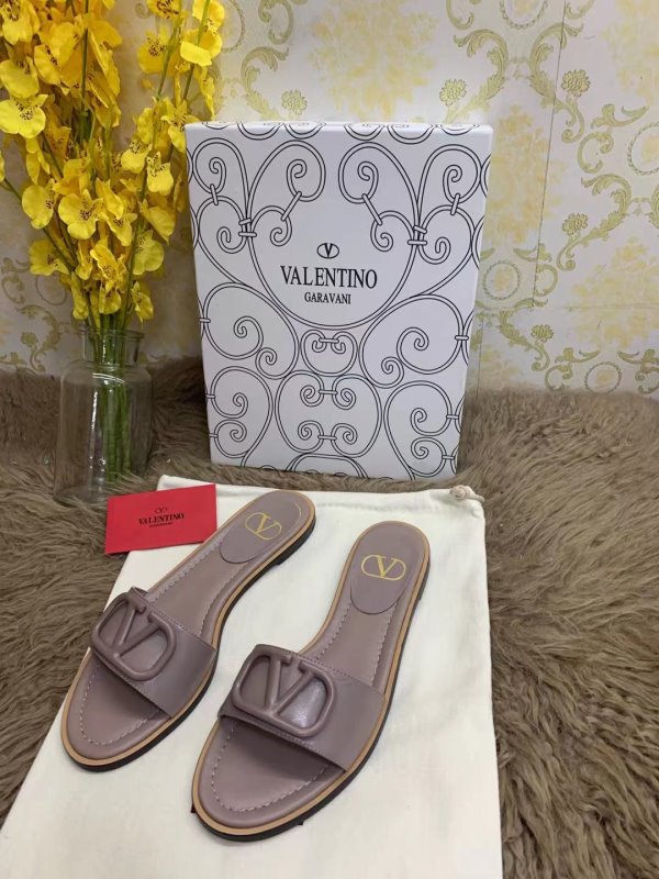 Valentino Brown Slippers SHS02546