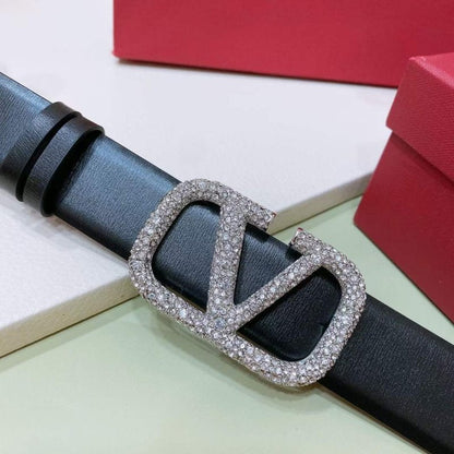 Valentino Garavni V Logo Belt WB001237