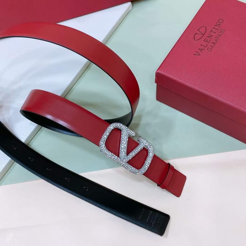 Valentino Garavni V Logo Belt WB001238