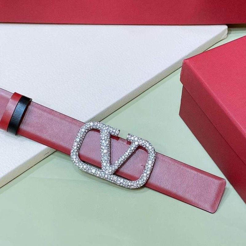 Valentino Garavni V Logo Belt WB001238