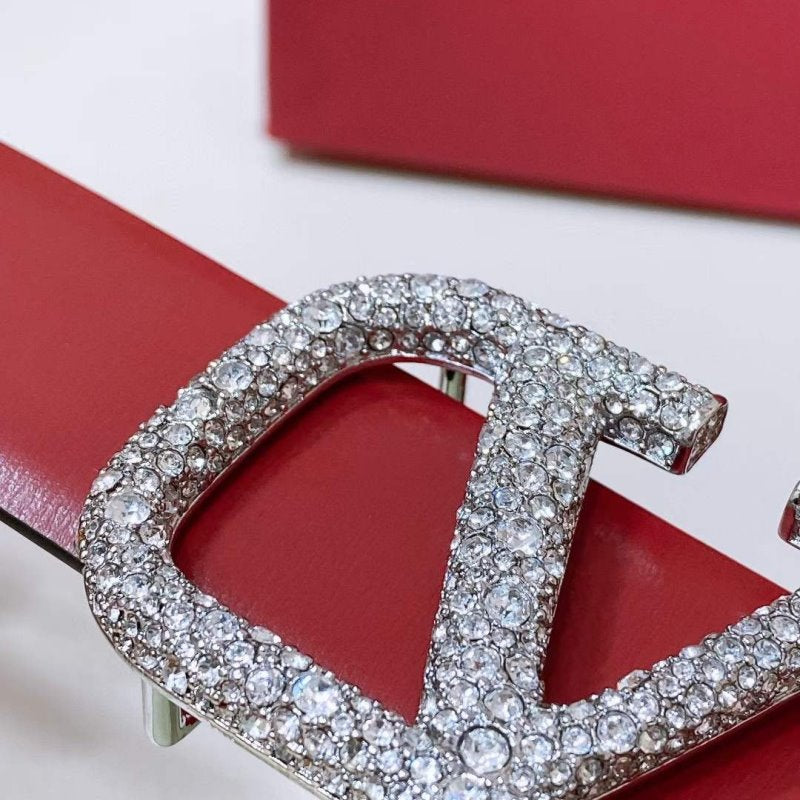 Valentino Garavni V Logo Belt WB001238