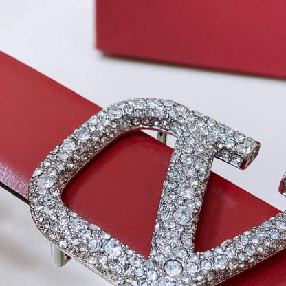 Valentino Garavni V Logo Belt WB001238