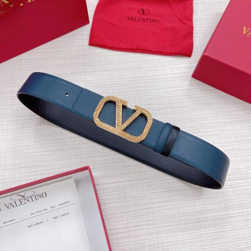 Valentino Garavni V Logo Belt WB001242
