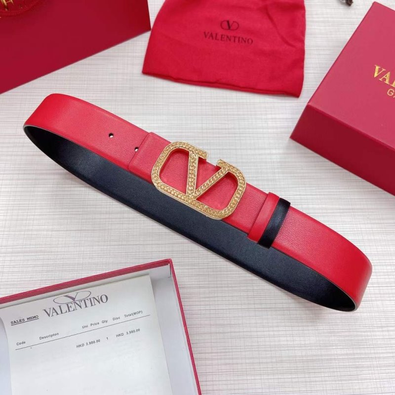 Valentino Garavni V Logo Belt WB001250