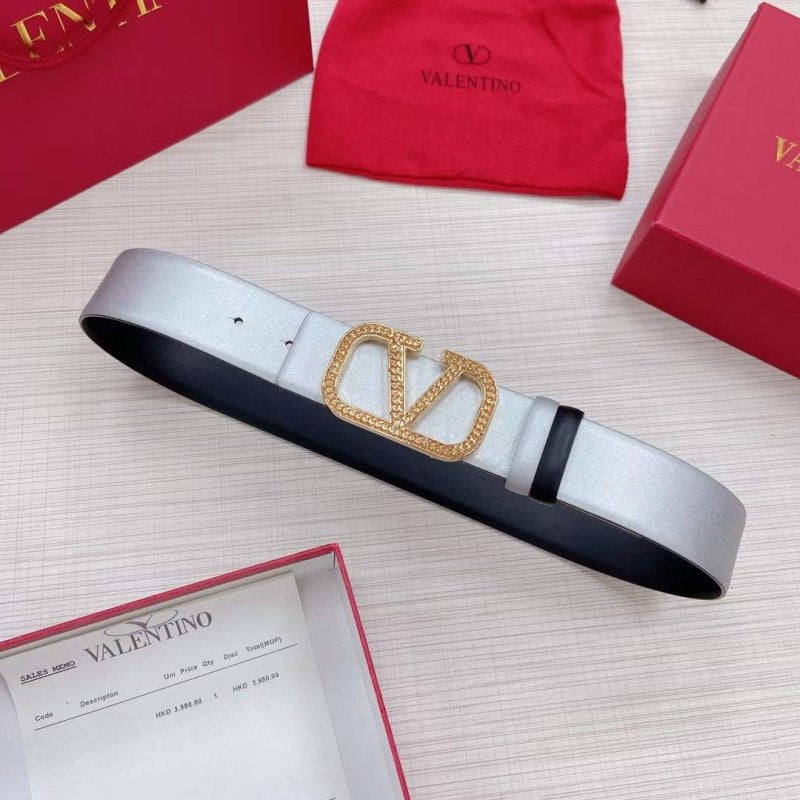 Valentino Garavni V Logo Belt WB001251