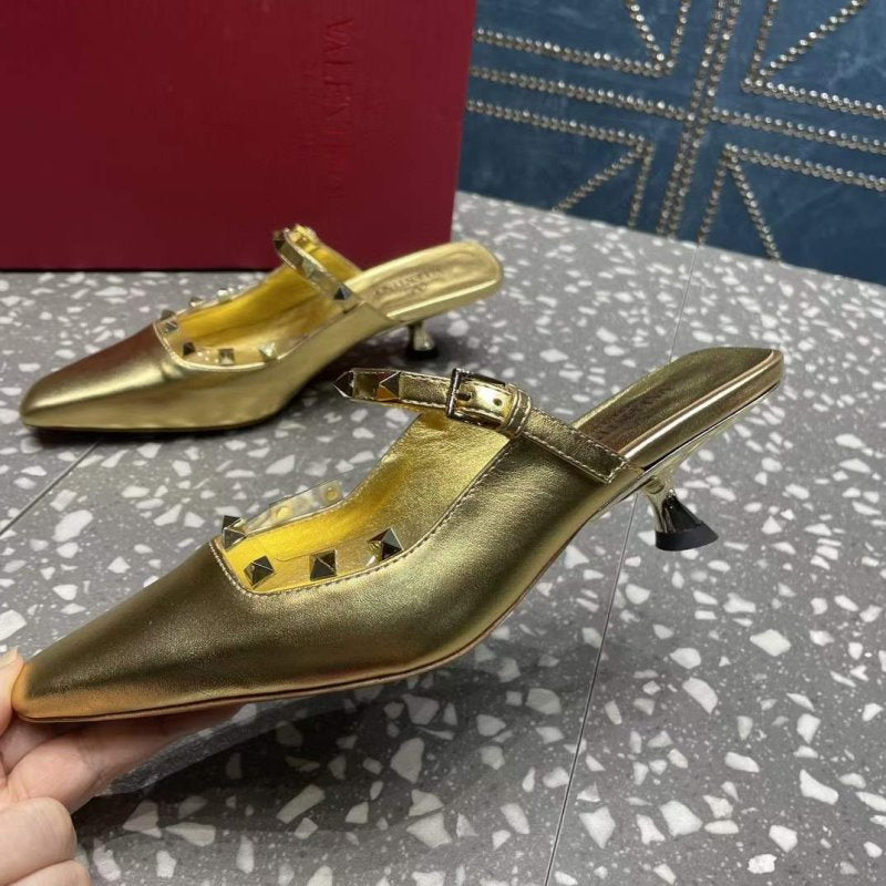 Valentino Square Head Single Shoes SH00264