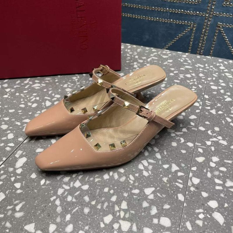 Valentino Square Head Single Shoes SH00266