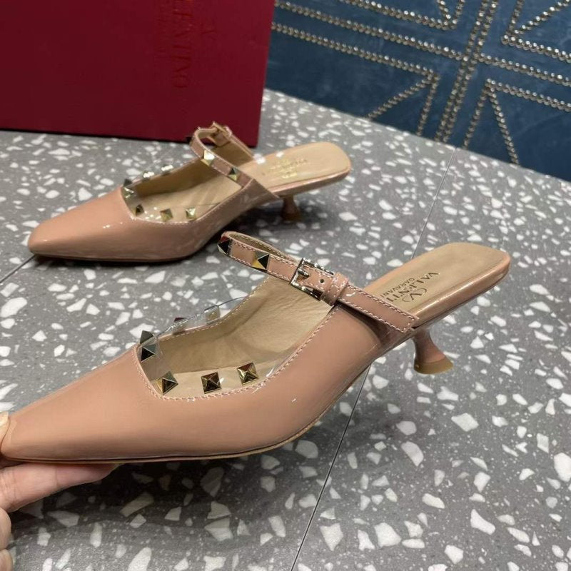 Valentino Square Head Single Shoes SH00266