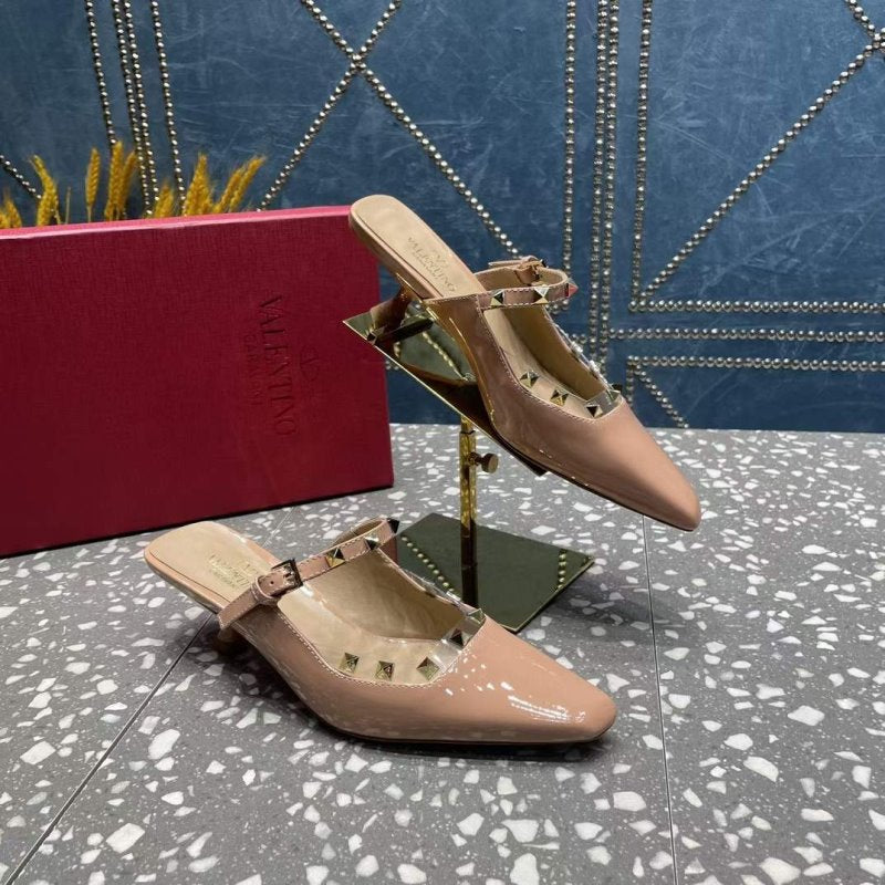 Valentino Square Head Single Shoes SH00266