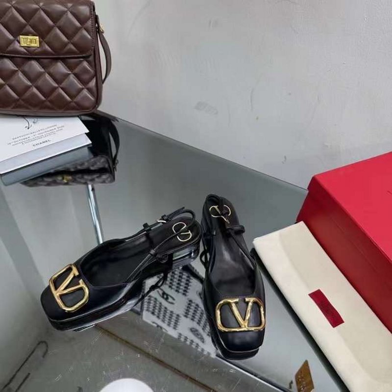 Valentino V Buckle Sandals SH00275