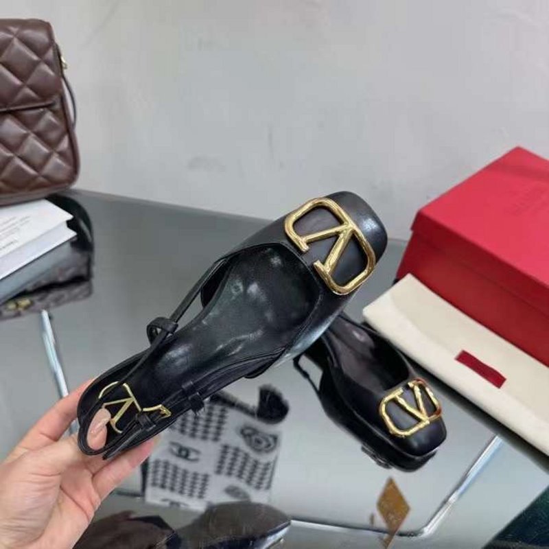Valentino V Buckle Sandals SH00275
