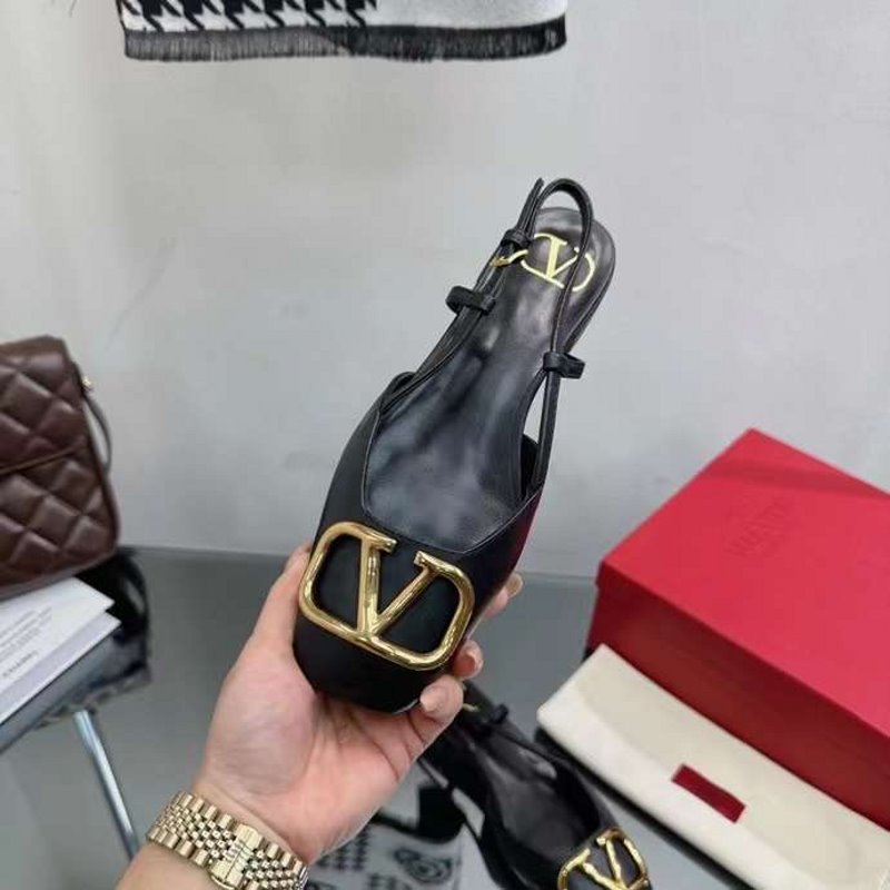 Valentino V Buckle Sandals SH00275