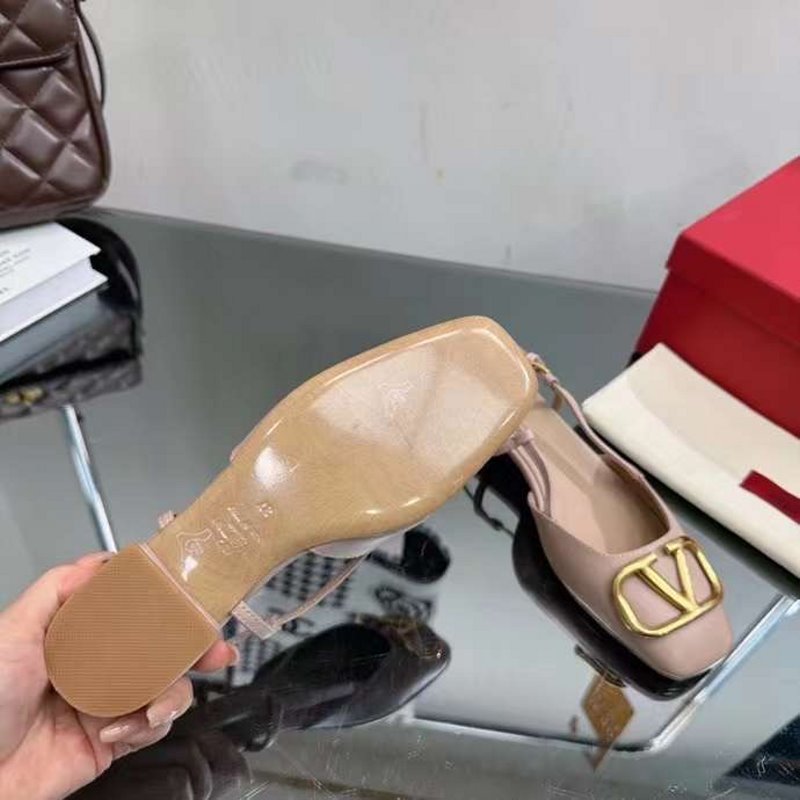 Valentino V Buckle Sandals SH00276