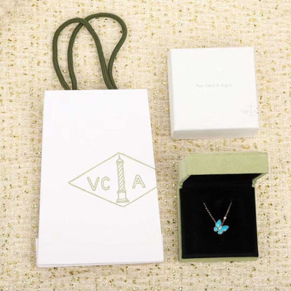 Van Cleef and Arpels Butterfly Necklace JWL00135
