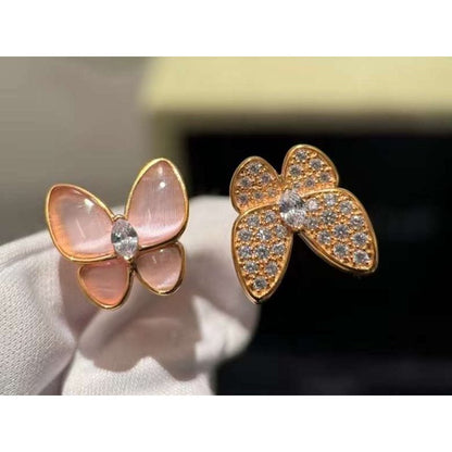 Van Cleef and Arpels Double Butterlfy Diamond Ring JWL00156