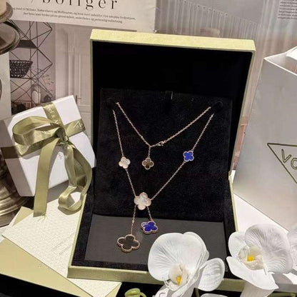 Van Cleef and Arpels Four Leaf Clover Necklace JWL00146