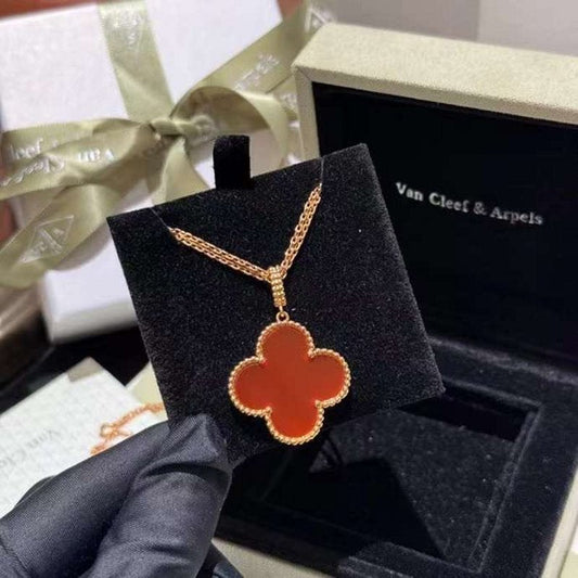 Van Cleef and Arpels Four Leaf Clover Necklace JWL00162