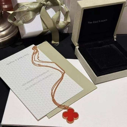 Van Cleef and Arpels Four Leaf Clover Necklace JWL00162