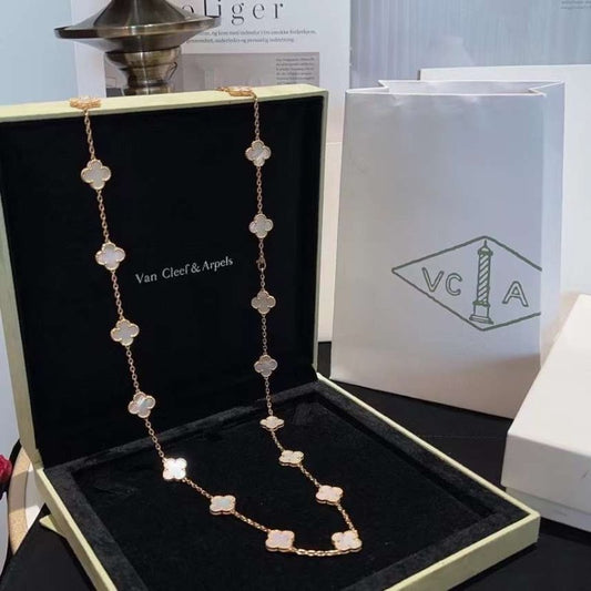 Van Cleef and Arpels Twenty Drop Fritillaria Necklace JWL00159