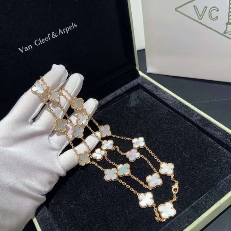 Van Cleef and Arpels Twenty Drop Fritillaria Necklace JWL00159