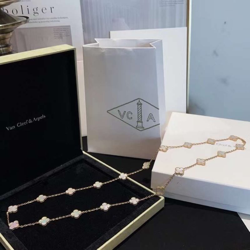 Van Cleef and Arpels Twenty Drop Fritillaria Necklace JWL00159