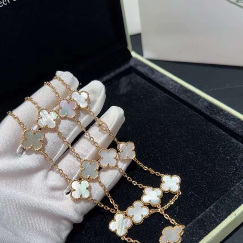 Van Cleef and Arpels Twenty Drop Fritillaria Necklace JWL00159