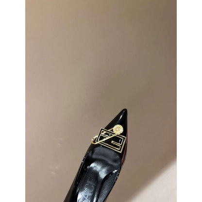 Versace  High Heeled Pointed  Shoes SHS05177