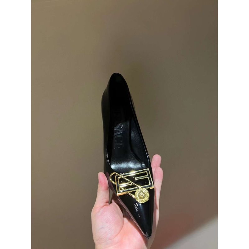 Versace  High Heeled Pointed  Shoes SHS05177