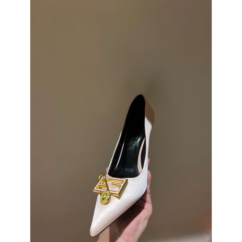 Versace  High Heeled Pointed  Shoes SHS05178