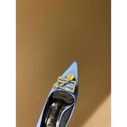 Versace  High Heeled Pointed  Shoes SHS05179