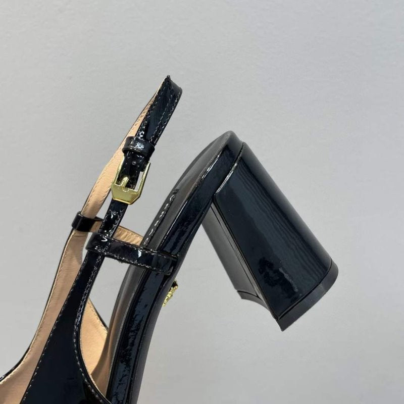 Versace  Square Head Heeled Sandals SHS05148